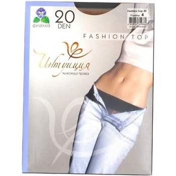 Колготи Інтуїція Feshion Top Фіалка 20den купити, ціни на МегаМаркет - фото 3