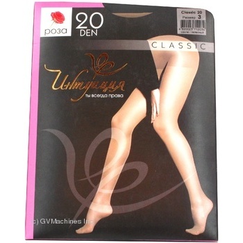 Tights Intuitsia vizone polyamide for women 20den 3size - buy, prices for MegaMarket - photo 2