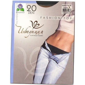 Tights Intuitsia vizone polyamide for women 20den 3size - buy, prices for MegaMarket - photo 1