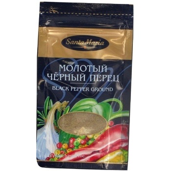 Spices black pepper Santa maria ground 16g packaged Estonia - buy, prices for MegaMarket - photo 5