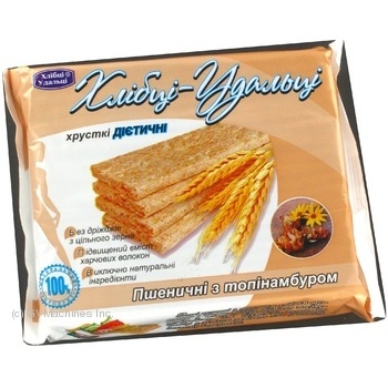 Crispbread Hlebtsy-udal'tsy rye-wheat 100g Ukraine - buy, prices for NOVUS - photo 2