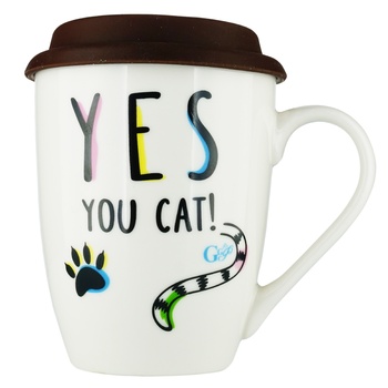 Galleryglass My Cat Porcelain Mug 350ml - buy, prices for Auchan - photo 1