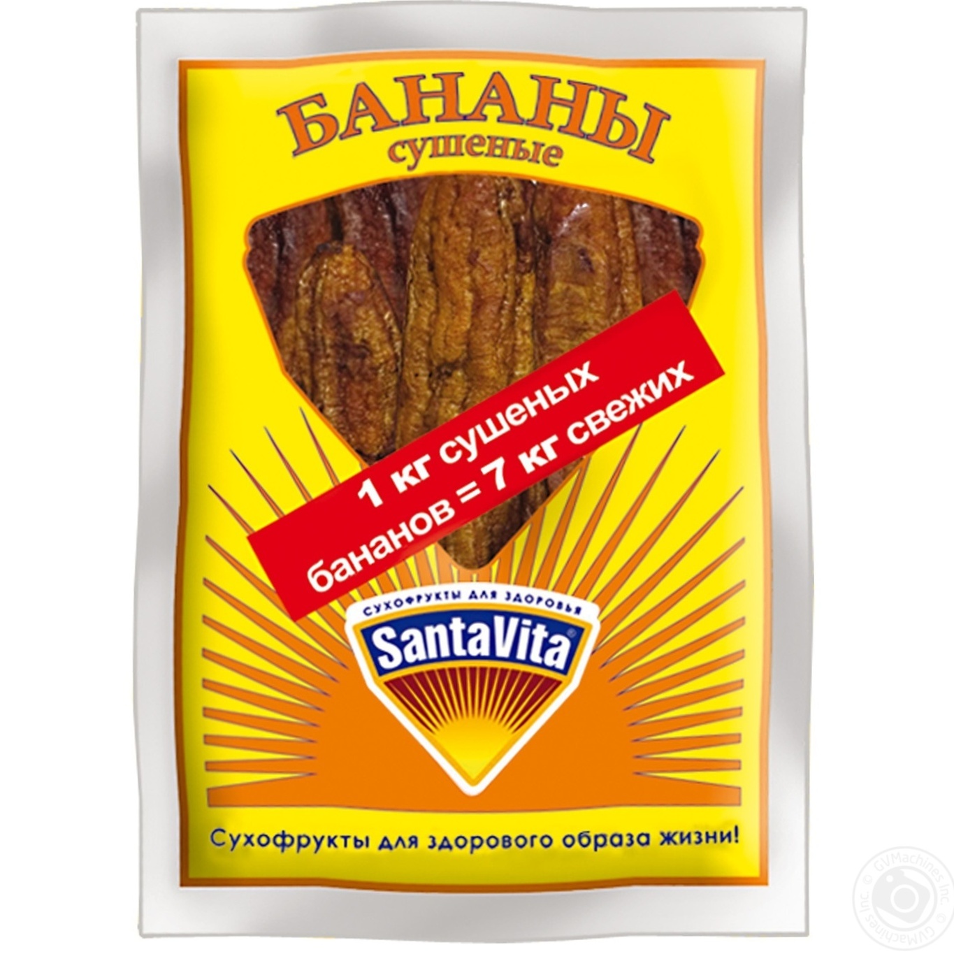 

Бананы Санта Вита сушеные 200г