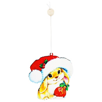 Підвіска декоративна символ року Кролик в асортименті - купити, ціни на Auchan - фото 1