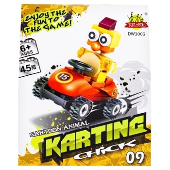 Конструктор Star Tribe Mini Blocks Животное с машинкой в ассортименте - купить, цены на Auchan - фото 2