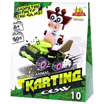 Конструктор Star Tribe Mini Blocks Тваринка з машинкою в асортименті - купити, ціни на Auchan - фото 3