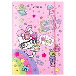 Kite Hello Kitty В5 Folder for Notebooks with Elastic Band