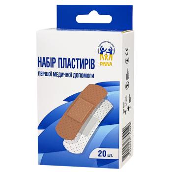 Пластырь Pinna на полимерной основе 20шт