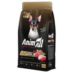 AnimAll Fresh Turkey and Lamb Dry Food for Adult Dogs of Small Breeds 700g