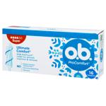 O.B.® Pro Comfort Super Tampons 16pcs
