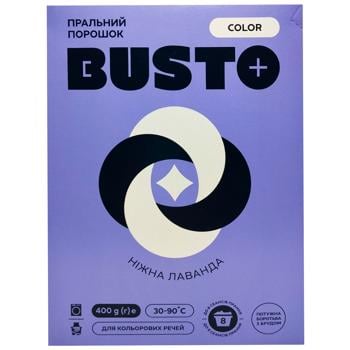 Busto Gentle Lavender Color Washing Powder 400g - buy, prices for Supermarket "Kharkiv" - photo 2