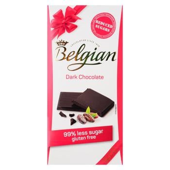 Шоколад чорний Belgian без цукру 100г - купити, ціни на NOVUS - фото 1