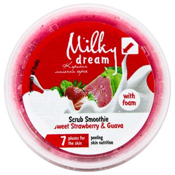 Milky Dream Body Scrub Smoothie Sweet Strawberry & Guava 140g - buy, prices for - photo 2