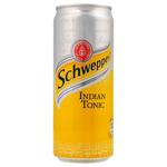 Schweppes Indian Tonic Carbonated Drink 0.33l