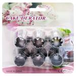 Set of 6 Pastry Bag Nozzles 6pcs