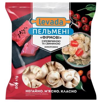 Пельмені Левада з яловичиною та свининою 800г - купити, ціни на КОСМОС - фото 1