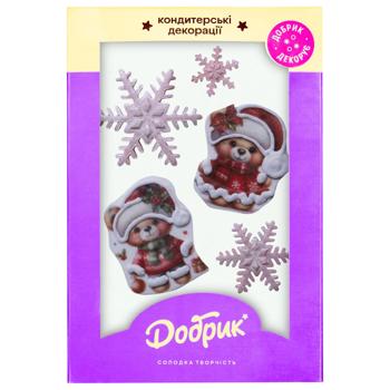 Декорації кондитерські Добрик Солодкі друзі зими
