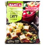 Макаронні вироби Маміта локшина зі смаком сиру та зелені 85г