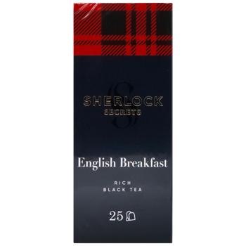 Чай чорний Sherlock Secrets English Breakfast 2г*25шт - купити, ціни на NOVUS - фото 3