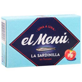 Сардини El Menu Середземноморські в томаті 90г - купити, ціни на WINETIME - фото 3