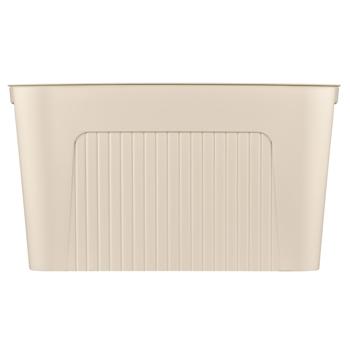 Ящик Ardesto для зберігання з кришкою бежевий 45,5*31*24,5см 23л - купити, ціни на МегаМаркет - фото 2