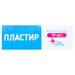 Пластырь San Farma 1,9смх7,2см №10шт