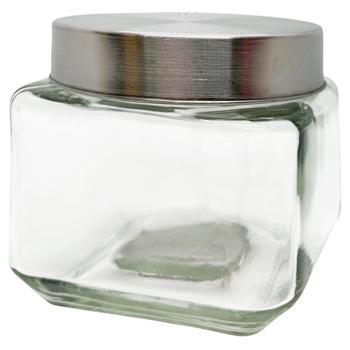 Банка з кришкою скляна квадратна 800мл 9907Y - купити, ціни на Чудо Маркет - фото 4