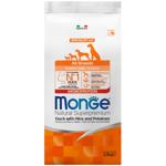 Корм сухий Monge Monoprotein з качкою, рисом та картоплею для цуценят всіх порід 2,5кг