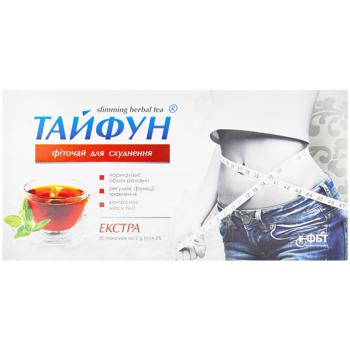 Typhoon Herbal tea Extra for weight loss 30pcs*2g - buy, prices for Auchan - photo 2