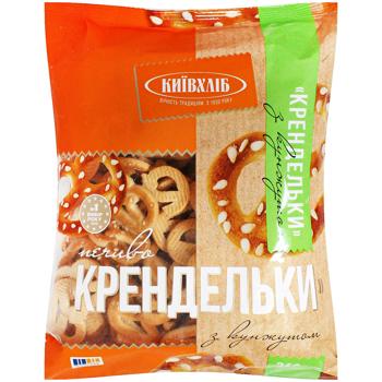Kyivkhlib Cookies pretzels with sesame 260g - buy, prices for COSMOS - photo 1
