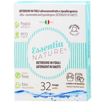 Засіб для прання Essentia Nature у вигляді аркушів 16шт - купити, ціни на WINETIME - фото 1