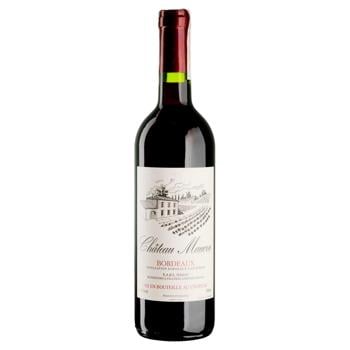 Вино Chateau Maucru Bordeaux красное сухое 13,5% 0,75л