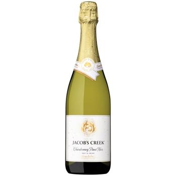Jacob's Creek Chardonnay Pinot Noir Dry White Sparkling Wine 10-13% 0.75l - buy, prices for AlcoHub - photo 1