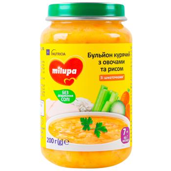 Milupa Chicken Broth with Vegetables and Rice from 7 months 200g - buy, prices for - photo 2