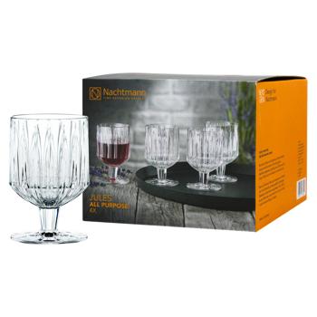 Nachtmann Punk Set of Glasses for Wine 260ml 4pcs - buy, prices for MegaMarket - photo 1