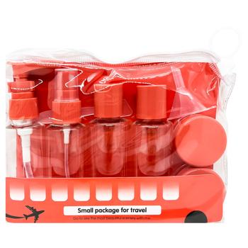 Набір ємностей Зед дорожній для косметичних засобів 5шт - купити, ціни на ЕКО Маркет - фото 1