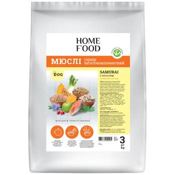 Home Food Samurai Muesli Dog Snack with Salmon 3kg - buy, prices for MasterZoo - photo 1