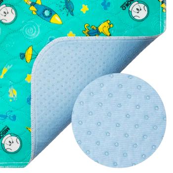 Пеленки для собак Misoko&Co Ракеты многоразовые 2шт 80х140см мятный - купить, цены на MasterZoo - фото 3