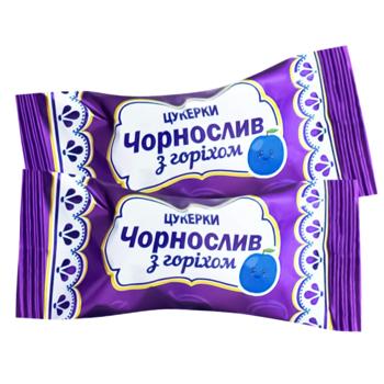 Конфеты Пригощайся Чернослив с грецким орехом - купить, цены на NOVUS - фото 1