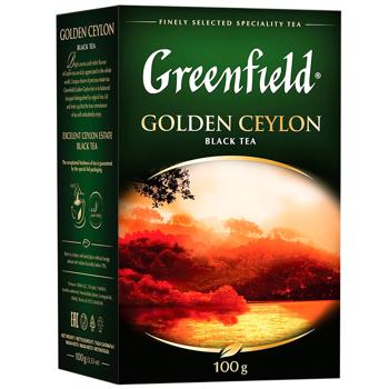 Чай чорний Greenfield Golden Ceylon 100г - купити, ціни на МегаМаркет - фото 2
