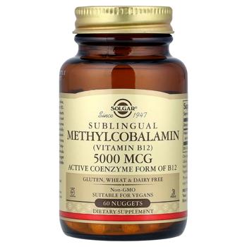 Solgar Methylcobalamin Vitamin B12 5000mcg 60 nuggets - buy, prices for - photo 1