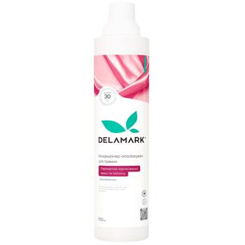Ополаскиватель для белья Delamark аромат черной вишни замши и табака 750мл
