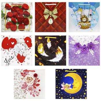 Пакет бумажный 165x160x170мм - купить, цены на КОСМОС - фото 1