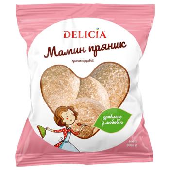 Пряник Delicia Мамин пряник 300г - купити, ціни на Ідеал - фото 1