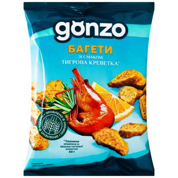 Gonzo Tiger Shrimp Flavored Baguettes 50g