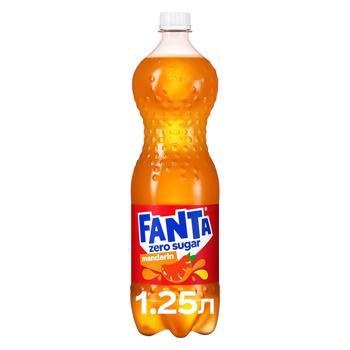Напій газований Fanta мандарин без цукру 1,25л - купити, ціни на Ідеал - фото 1