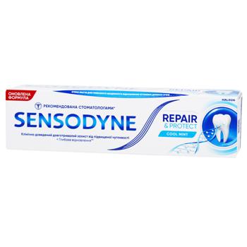 Зубная паста Sensodyne Восстановление и защита 75мл - купить, цены на КОСМОС - фото 1