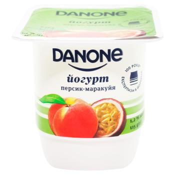 Danone Peach-Passion Fruit Yogurt 1.2% 115g - buy, prices for EKO Market - photo 4