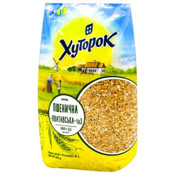 Крупа пшенична Хуторок Артек 800г - купити, ціни на КОСМОС - фото 1