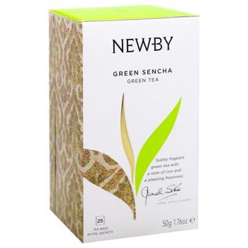 Чай зелений Newby Green Sencha 2г*25шт - купити, ціни на МегаМаркет - фото 2